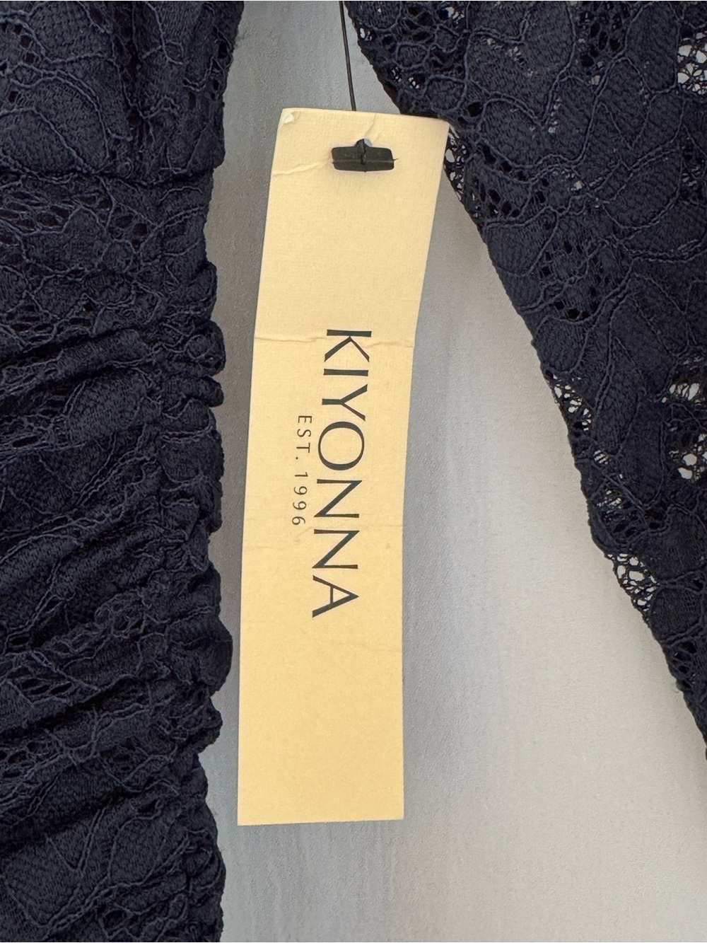Kiyonna Luna Lace Fit & Flare Dress - Navy 0X NWT - Picture 4 of 5
